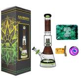 Calibear Deep-sandblasted glass bong set with gift box