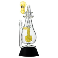 US COLOR Glass Puffco Peak Attachment Recycler with Encased Opal