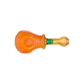 SPECKLED HEAD SPOON PIPE WITH SLIM HANDLE