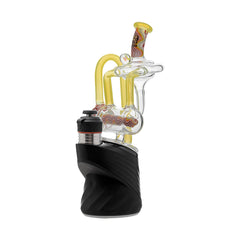 Wigwag Glass Puffco Peak Attachment Glass Recycler with Encased Opal