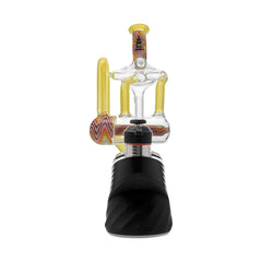 Wigwag Glass Puffco Peak Attachment Glass Recycler with Encased Opal
