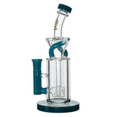 New Design of Glass Dab Rigs Recycler with US Colors
