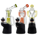 Premium Colored Recycler Glass Puffco Top – Angled Mouthpiece, Smooth Diffusion for Puffco Peak & Peak Pro