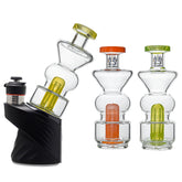 Premium Straight Recycler Glass Puffco Top with Disc Perc – Smooth Airflow for Puffco Peak & Peak Pro