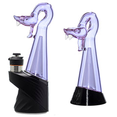 Calibear Cobra Snake W/Opal Eyes Glass Puffco Peak Attachment