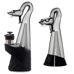 Calibear Cobra Snake W/Opal Eyes Glass Puffco Peak Attachment