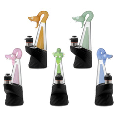 Calibear Cobra Snake W/Opal Eyes Glass Puffco Peak Attachment