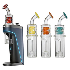 Glass attachment STRAIGHT FAB RIG WITH Seed Wave Perc FOR DR. DABBER SWITCH 2