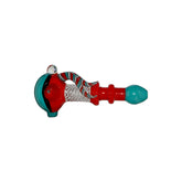 COLORFUL FISH SHAPED GLASS HAND PIPE