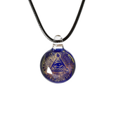 All Seeing Eyes INSPIRED GLASS PENDANT NECKLACE in Stock | California Warehouse