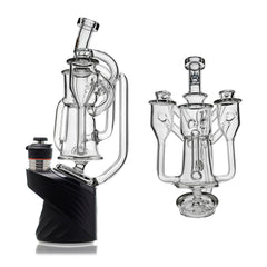 Dual Chamber Recycler Glass Attachment for Puffco Peak OG & Pro