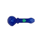 SLIM DUAL-TONE BOROSILICATE GLASS SPOON PIPE