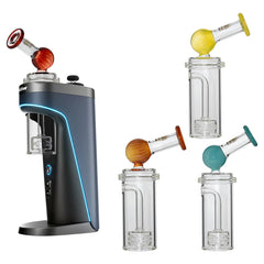 Simple Glass attachment With Seed Wave Perc FOR DR. DABBER SWITCH 2