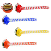 US color wigwag smoking pipe hand pipe