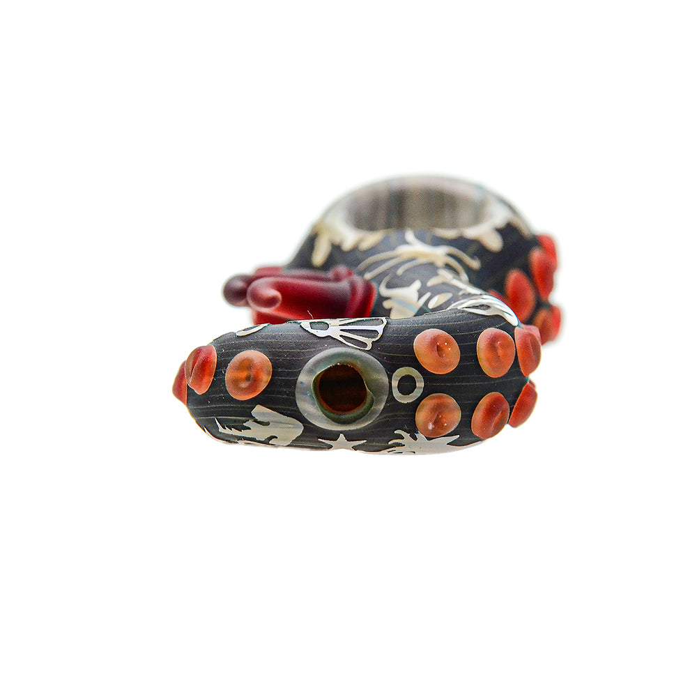 Deep Sandblasted Creative Octopus foot design hand pipe
