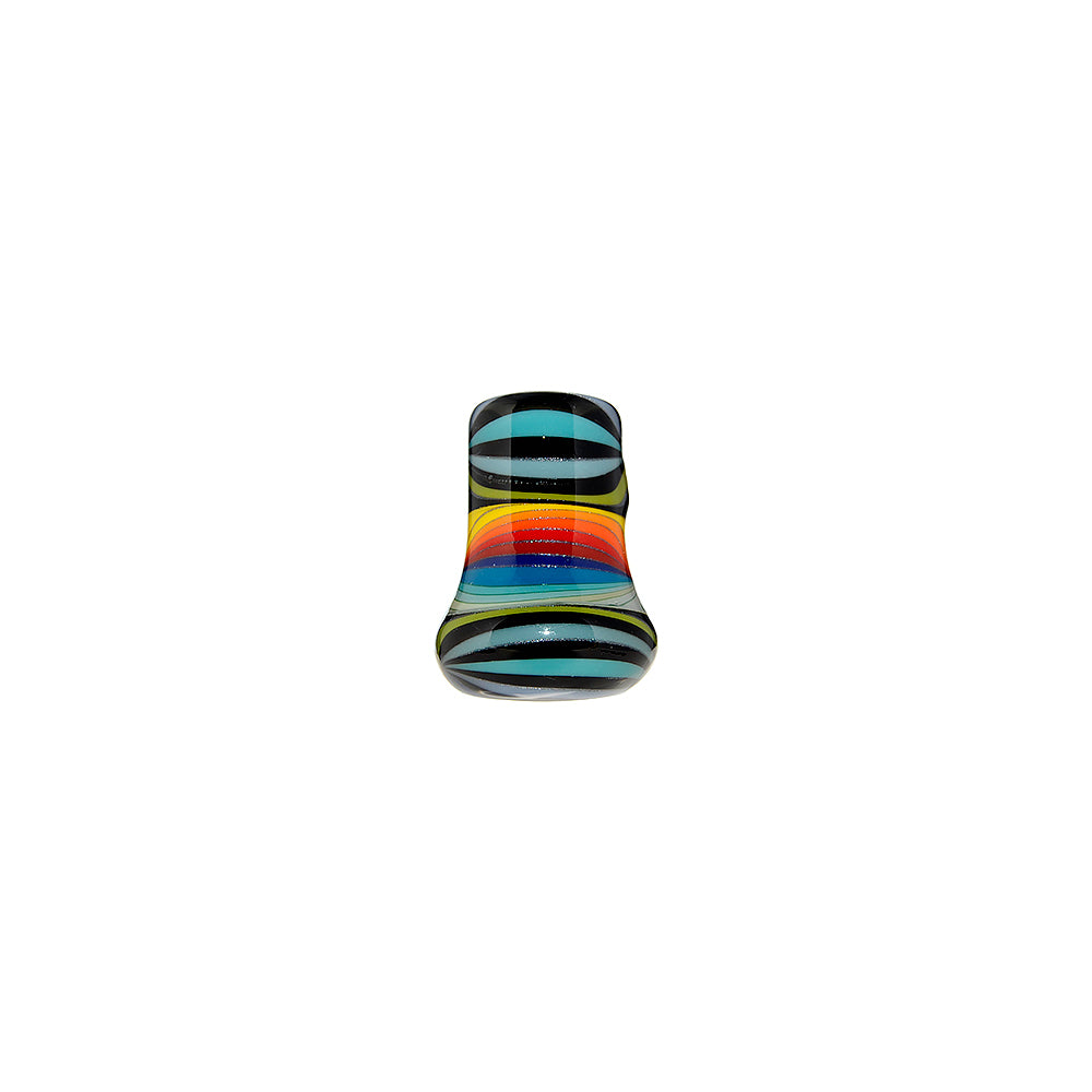 COLORFUL STARBURST AXE GLASS PIPE