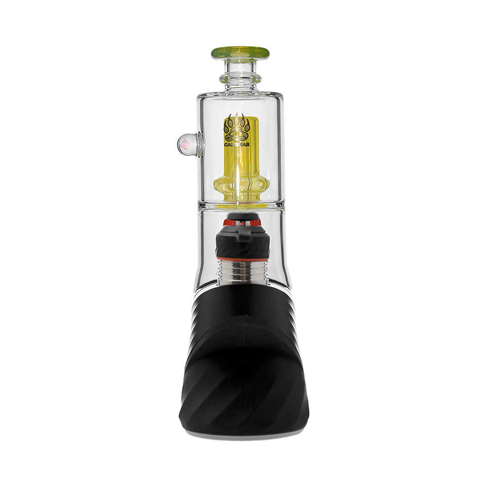 US color Glass Puffco Peak Attachment with Encased Opal