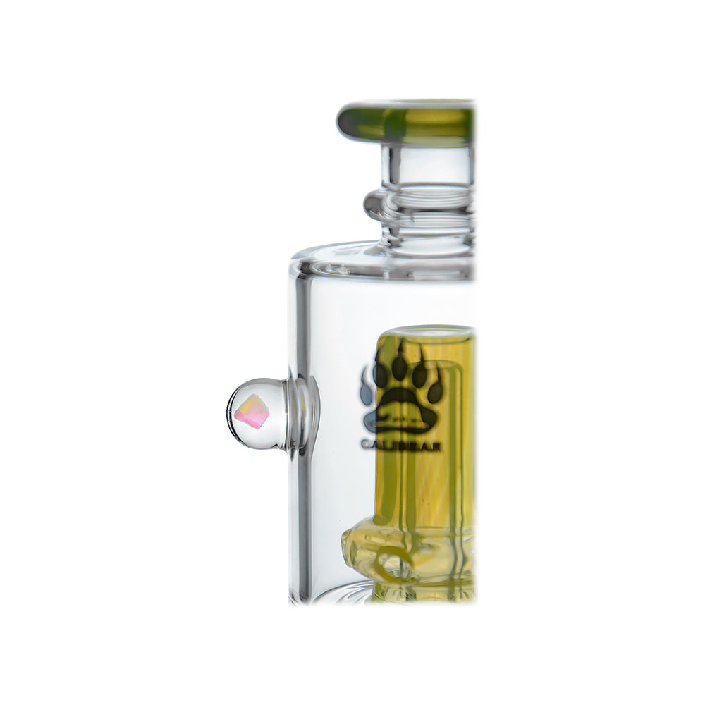 US color Glass Puffco Peak Attachment with Encased Opal