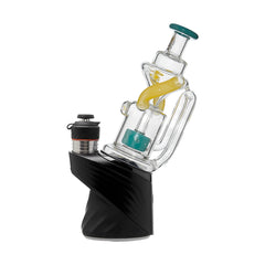 US color Glass Puffco Peak Attachment Glass Recycler with Encased Opal
