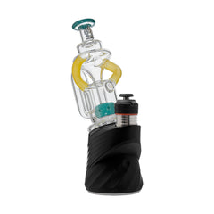 US color Glass Puffco Peak Attachment Glass Recycler with Encased Opal