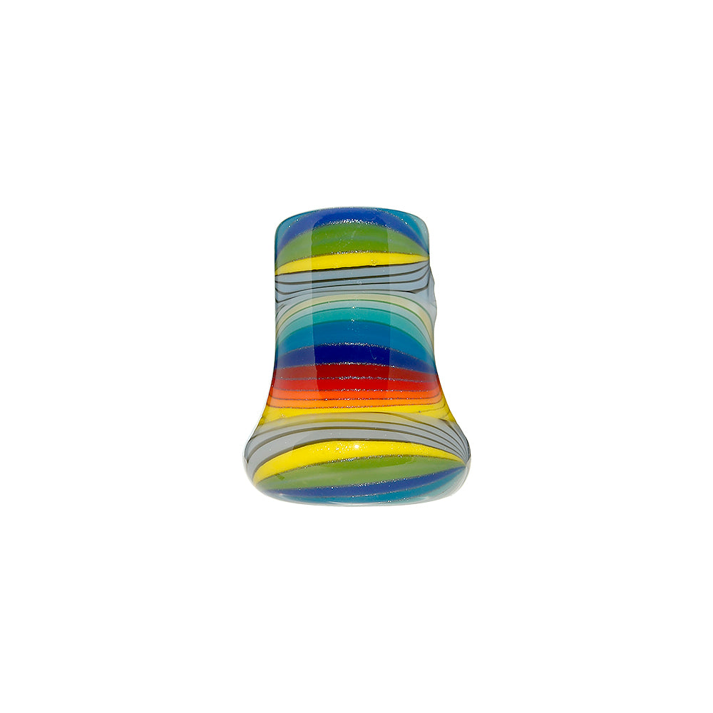 COLORFUL STARBURST AXE GLASS PIPE