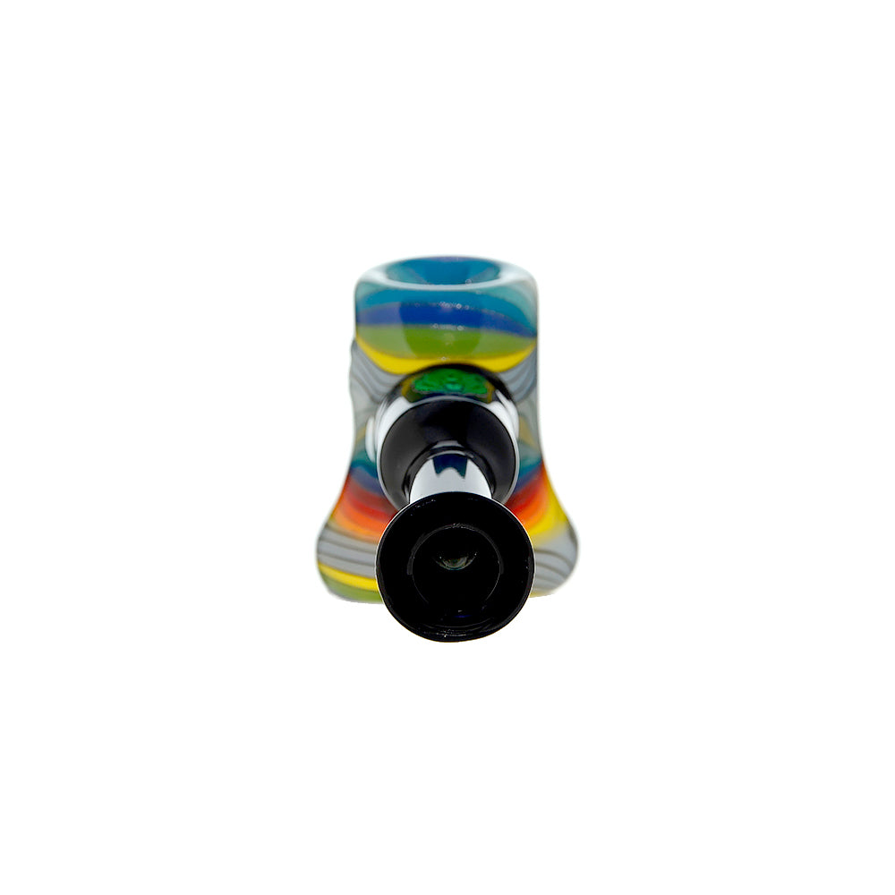 COLORFUL STARBURST AXE GLASS PIPE