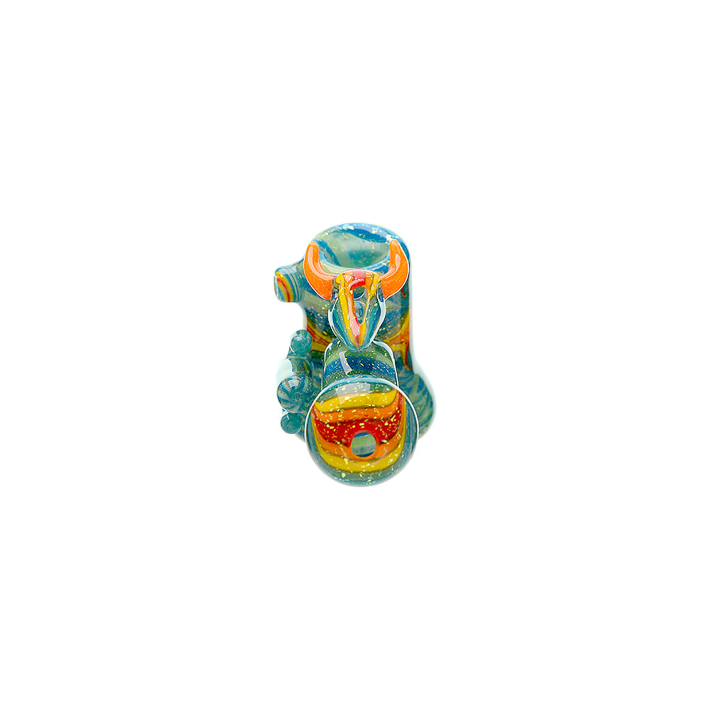 Calibear Heady Cactus Hand pipes with Ox Skull