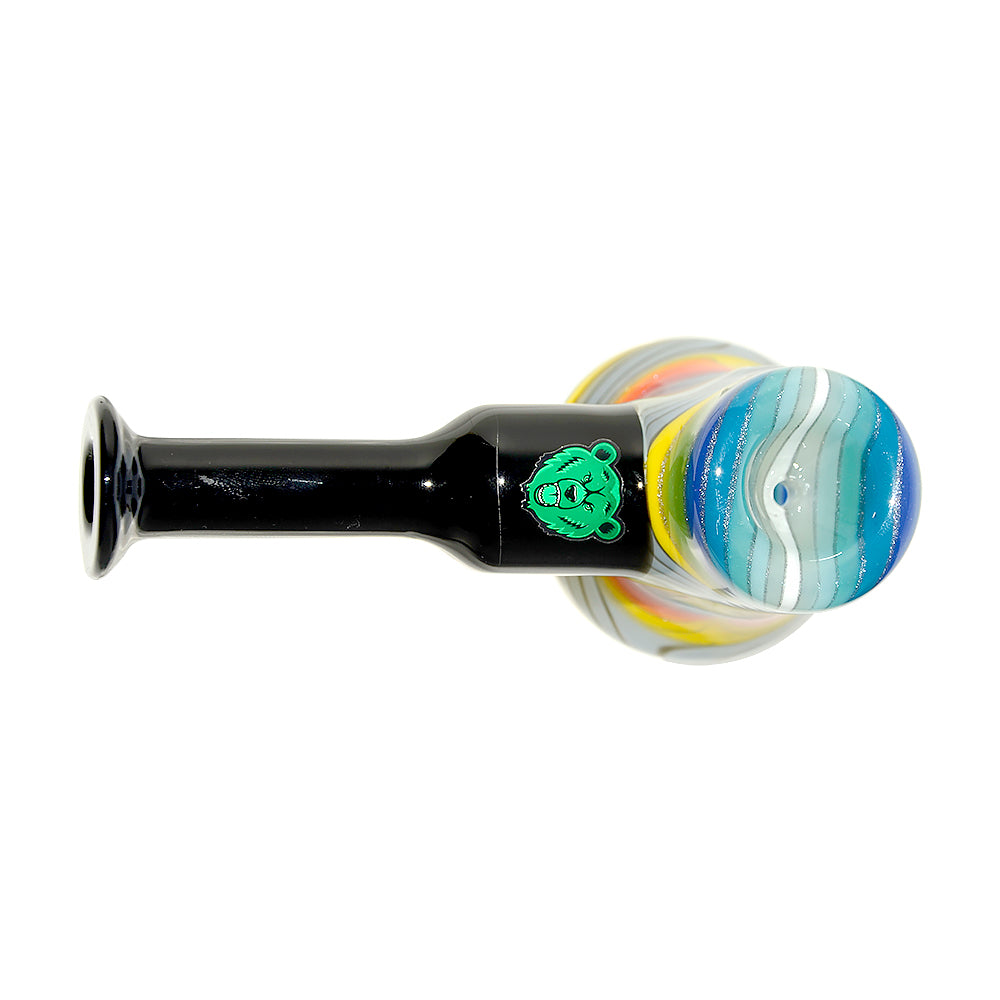 COLORFUL STARBURST AXE GLASS PIPE