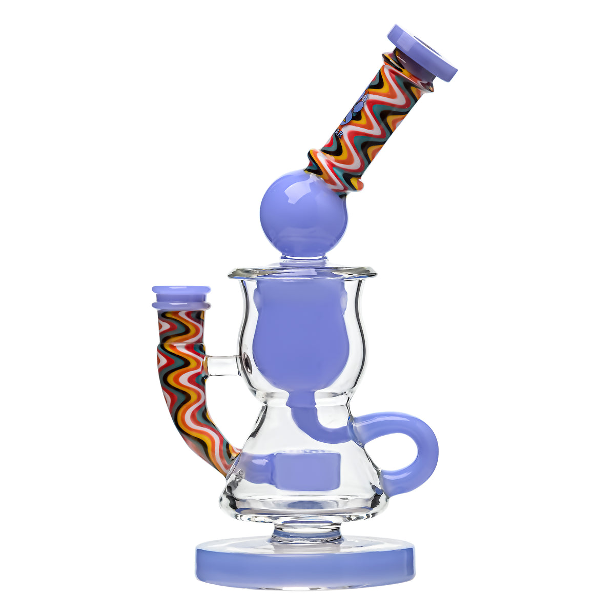 HEADY WIGWAG KLEIN RECYCLER WITH ENCASED OPAL in Stock | CALIFORNIA WAREHOUSE