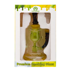 CURVY TORUS Glass Dab rigs with Wigwag Colors | CALIFORNIA WAREHOUSE