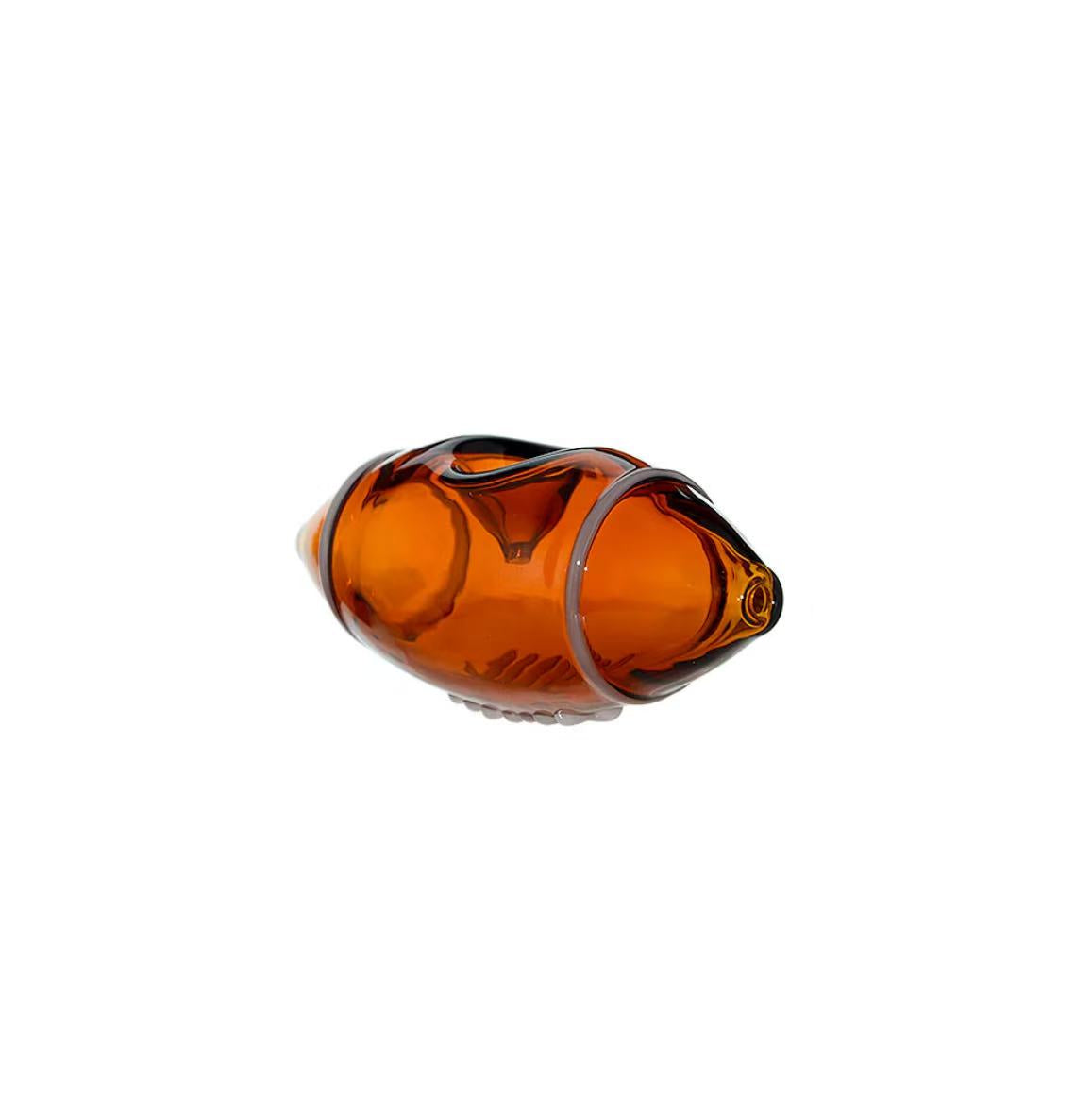 HANDMADE GLASS FISHBONE SPOON PIPE | CALIFORNIA WAREHOUSE