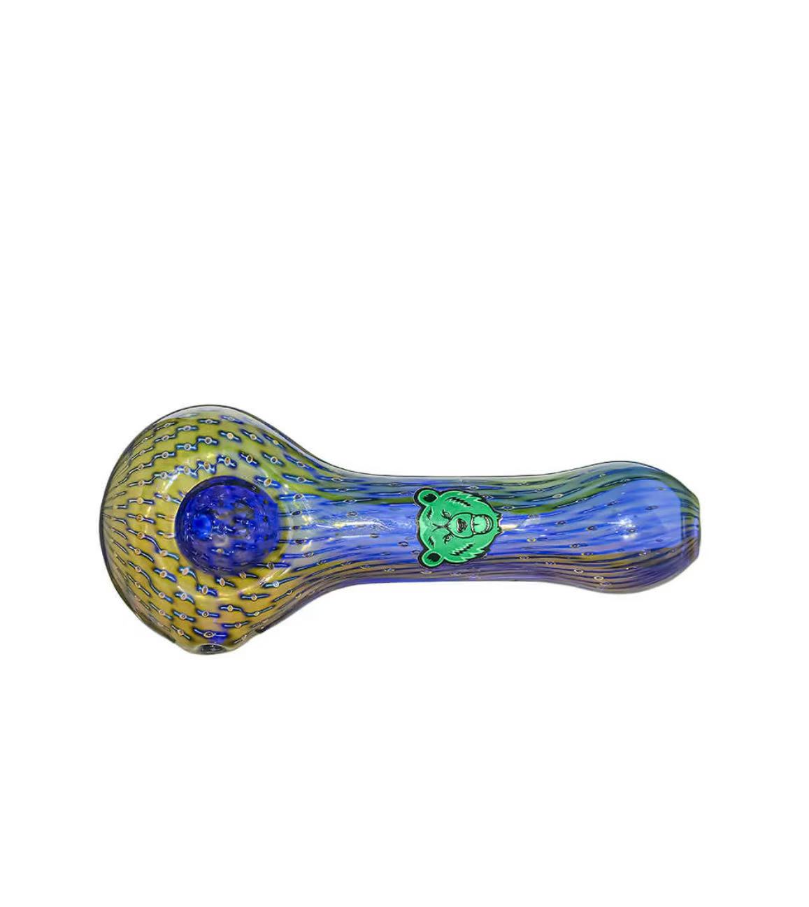 COLORFUL TEXTURED HANDMADE GLASS PIPE COLLECTION | California Warehouse