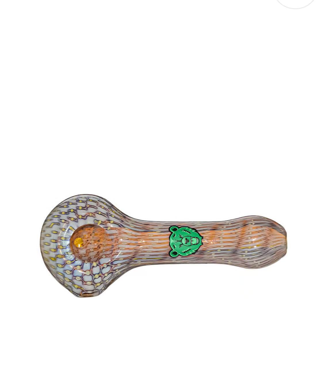COLORFUL TEXTURED HANDMADE GLASS PIPE COLLECTION | California Warehouse
