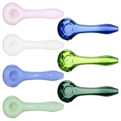 Cheap and Smple Glass Spoon Hand Pipes  | California Warehouse