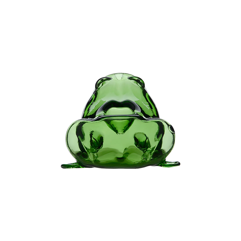CLASS GREEN FROG HAND PIPE GLASS DRY PIPES | CALIFORNIA WAREHOUSE
