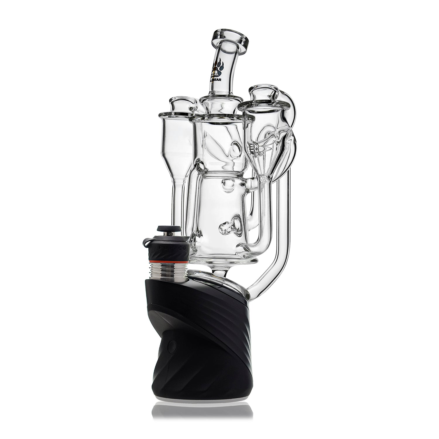 Dual Chamber Recycler Glass Attachment for Puffco Peak OG & Pro