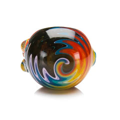 EXTENDED WIGWAG SPOON PIPE WITH BEAR EMBLEM