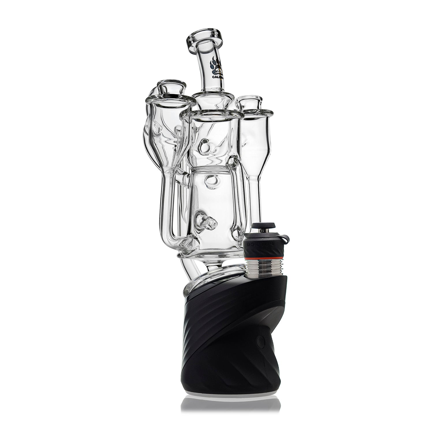 Dual Chamber Recycler Glass Attachment for Puffco Peak OG & Pro