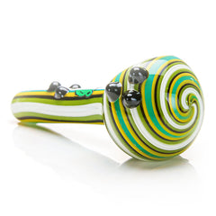 Tri Dot Wag Spoon Dry Hand Pipes | CALIFORNIA WAREHOUSE