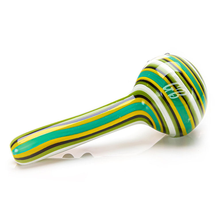 Tri Dot Wag Spoon Dry Hand Pipes | CALIFORNIA WAREHOUSE