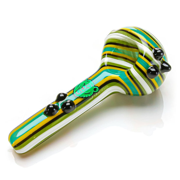 Tri Dot Wag Spoon Dry Hand Pipes | CALIFORNIA WAREHOUSE