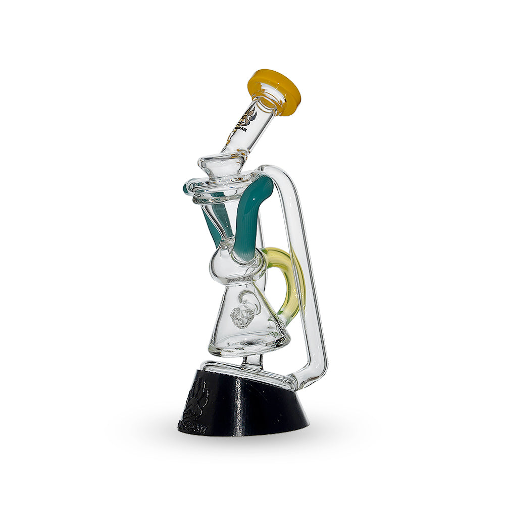 GLASS PUFFCO PEAK US COLORED RECYCLER PUFFCO TOP ATTACHMENT