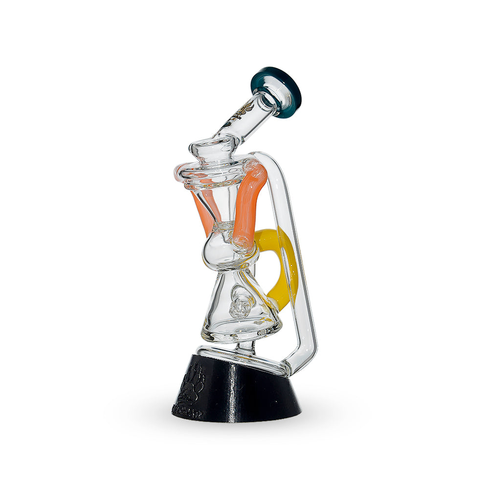 GLASS PUFFCO PEAK US COLORED RECYCLER PUFFCO TOP ATTACHMENT