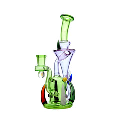 Calibear Monster Alien 8" Incycler Dab Rig with Encased Opal (Sold by Carton)