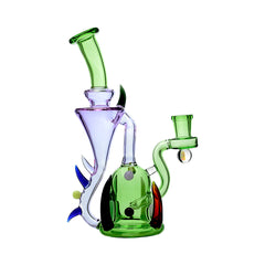 Calibear Monster Alien 8" Incycler Dab Rig with Encased Opal (Sold by Carton)