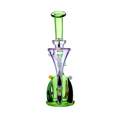 Calibear Monster Alien 8" Incycler Dab Rig with Encased Opal (Sold by Carton)