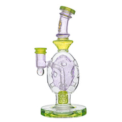 US Colored Glass Fab Egg Dab Rigs With opal