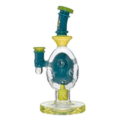 US Colored Glass Fab Egg Dab Rigs With opal
