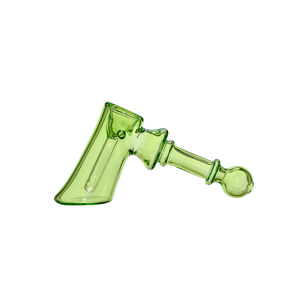 AXE - SHAPED GLASS PIPE