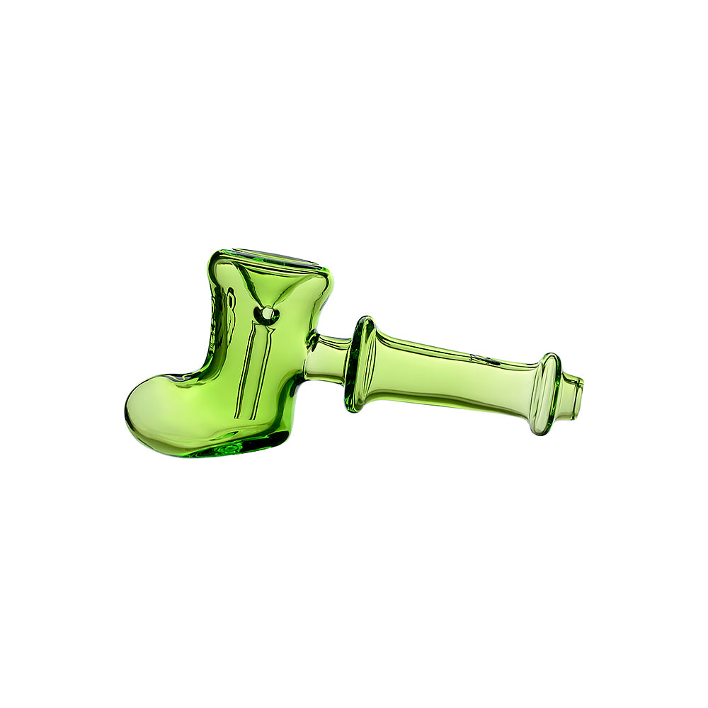 HAND-BLOWN GLASS BOOT SPOON PIPE